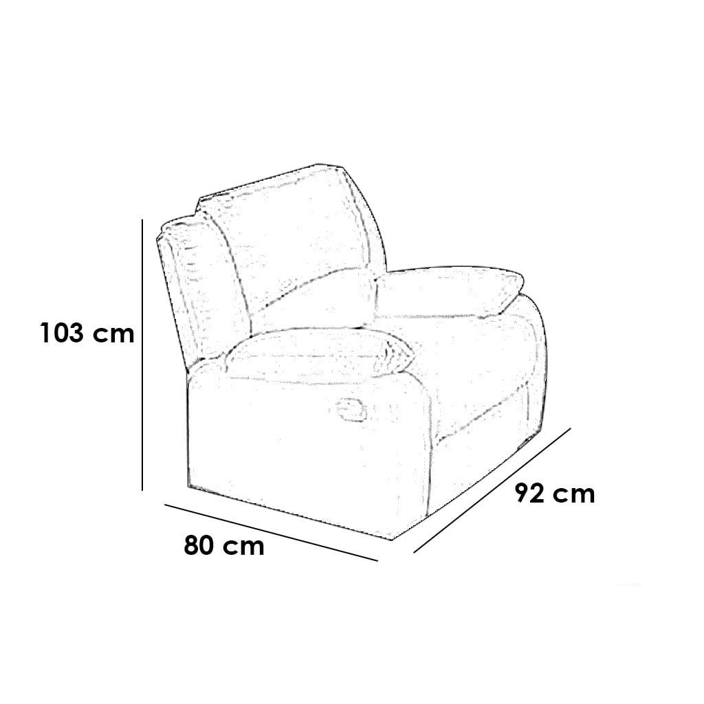 3-Piece Lazy Boy Set in Beech Wood and Metal | Brown - Image 2