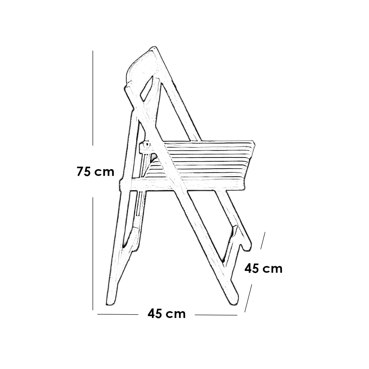 5-Piece MDF & Beech Wood Dining Set | Beige Practical Design (Table + 4 Chairs) - Image 4