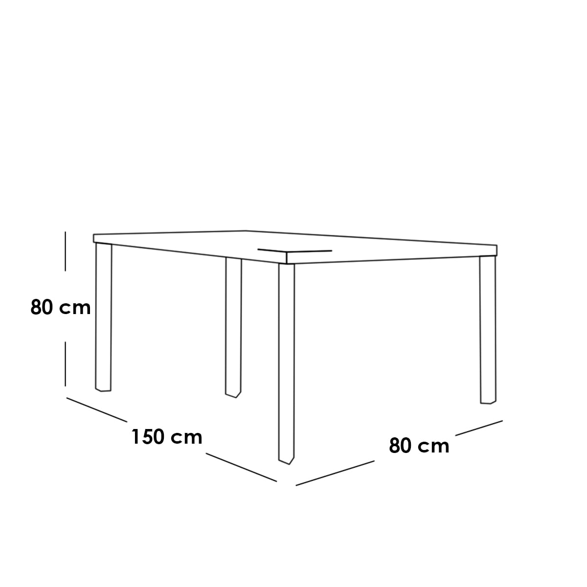 6-Piece Beech Wood and Linen Dining Room Set in Brown - Image 3