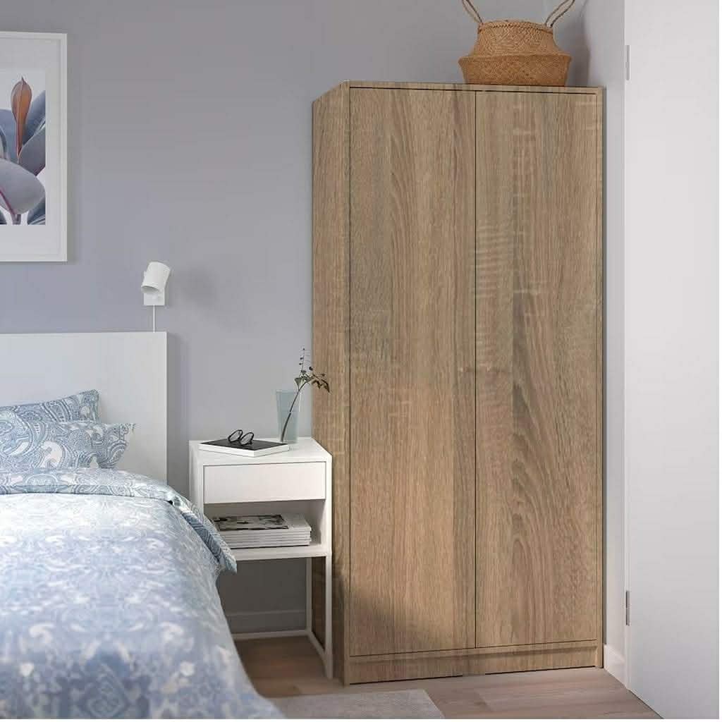 European Union Wood Wardrobe – 80×40×176 cm - Image 3