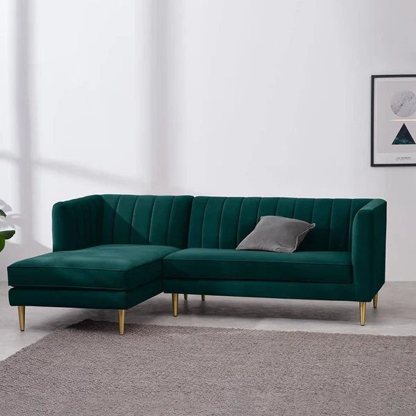 Natural Beech Wood Corner Sofa – 170×250 cm