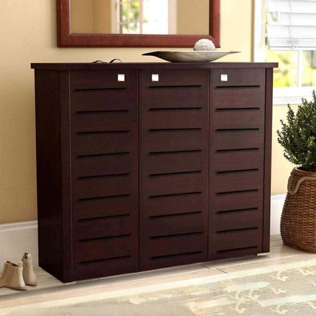MDF Shoe Cabinet with Storage Units
