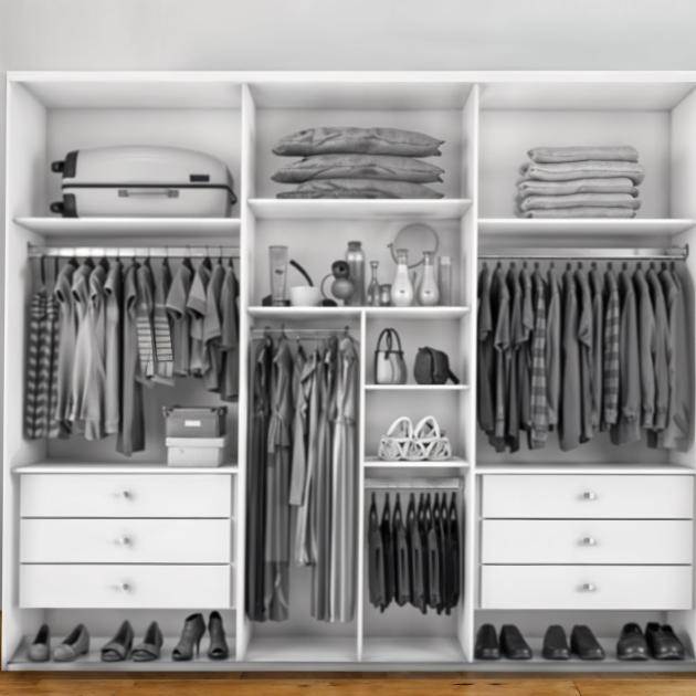 European Union Engineered Wood Dressing Unit – White