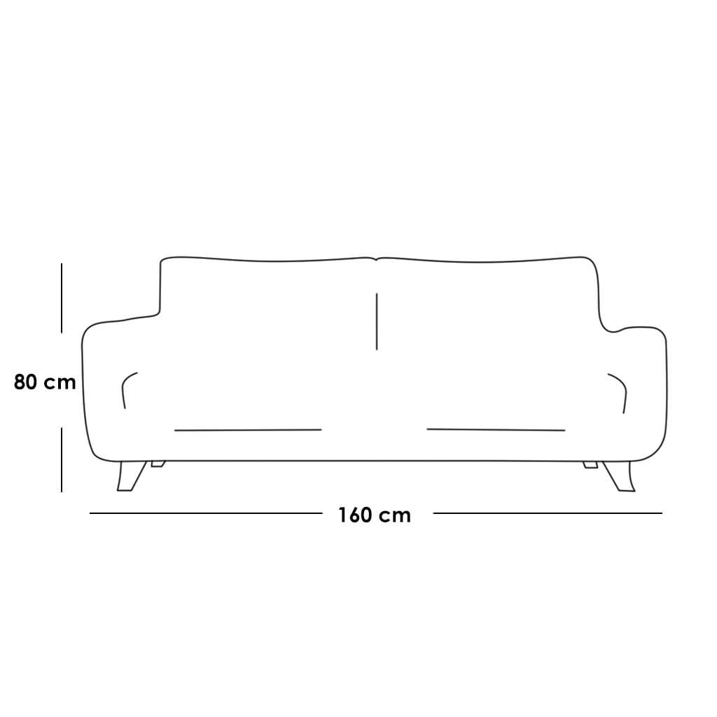 Modern Living Room Set – Red Beech Wood & Velvet (3 Pieces) | Pink & White - Image 2