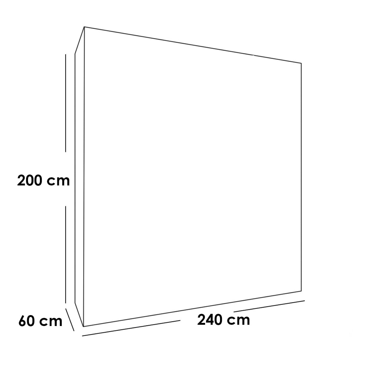 Bedroom Set – MDF Wood (4 Pieces) | Grey - Image 7